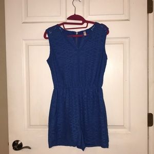 Blue romper